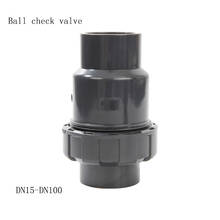 vertical pvc check valve pvc non return valve one way valve ball check valve vertical check valve flanged DN15-DN100 2024 - buy cheap