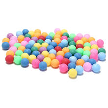 150 unidades/pacote bolas de ping pong coloridas 40mm entretenimento bolas de tênis de mesa cores misturadas jogo de bolas de cerveja pong 2024 - compre barato