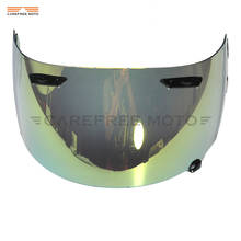 Visor para capacete de motocicleta, viseira de rosto inteiro, dourada, para arai rr5 RX7-GP 2024 - compre barato