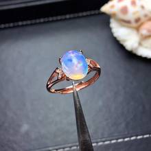 3.5ct Natural opal woman rings change fire color mysterious  925 silver  Various color gemstones 2024 - buy cheap
