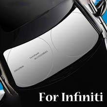 For Infiniti Q50 Q60 Q70 FX35 G35 G37 QX70 FX37 QX56 QX60 Sun Blind UV Protect Car Sunshade Windshield Visor Cover 2024 - buy cheap