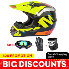 Motorcycle Helmet Full Face Casco Moto Off Road Helmet ATV Dirt Bike Downhill MTB DH Capacete Moto Glasses Motocross Helmet 2024 - buy cheap