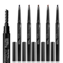 Double Head Automatic Rotating Eyebrow Pencil Waterproof Long-lasting Easy to Color Draw Natural Thin Eye Brows Cosmetic TSLM2 2024 - buy cheap