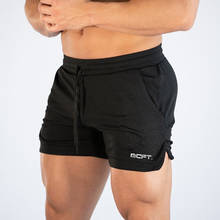 Pantalones cortos de gimnasio para hombre, shorts de entrenamiento para culturismo, correr, transpirables, de malla de secado rápido 2024 - compra barato
