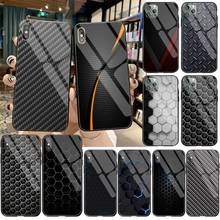 CUTEWANAN car carbon fibre prin Bling Cute Phone Case Tempered Glass For iPhone 11 Pro XR XS MAX 8 X 7 6S 6 Plus SE 2020 case 2024 - buy cheap