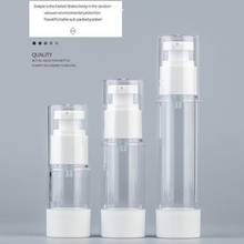 Botella de bomba sin aire, recipiente de plástico rellenable, para loción cosmética 2024 - compra barato