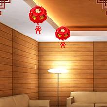 DIY Весенний фестиваль дворец фонарь красный Лантер китайский новый год украшение для дома на новый год Весенний фестиваль 2024 - купить недорого