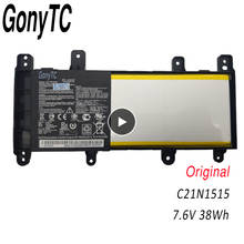 Gonytc-bateria para notebook, 7.6v, 38wh, c21n1515, asus, x756ua, x756customizador, x756ux, x756cabine, x756uq, x756uv, x756... 2024 - compre barato