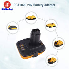 Adaptador de batería DCA1820, convertidor para herramientas Dewalt de 18V, 20V Max, batería de iones de litio a ni-cd DC9096 DE9098 DE9096 2024 - compra barato