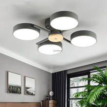 Скандинавский светодиодный креативный потолочный светильник, современный потолочный светильник для гостиной, простые подвесные потолочные светильники для спальни, светильник 2024 - купить недорого