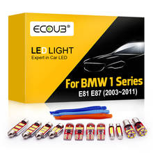 Kit de bombillas de luz Interior para coche, luz LED de lectura de mapa de cúpula para maletero, para BMW E81, E87, 116i, 118i, 120i, 125i, 130i (2003-2011) 2024 - compra barato