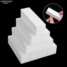 1/5/10Pcs 4 way Nail Art White Buffer Buffering Block Files Tips Sanding Acrylic Manicure  Care Salon Tools 2024 - buy cheap