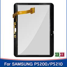 Новый P5200 Сенсорная панель Замена для Samsung Galaxy Tab 3 10,1 P5200 P5210 сенсорный экран с цифровым преобразователем для стекла 2024 - купить недорого