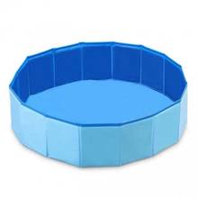 Piscina plegable para perros y gatos, bañera antideslizante, 60x20cm 2024 - compra barato