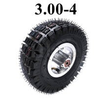 High Quality 3.00-4 Electric Scooter Rear Wheel with Tyre Alloy Rim Hub and Inner Tube Wheels Gas Scooter Bike Motorcycle 2024 - buy cheap