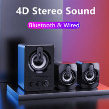 Computer Speaker 4D Surround Sound Mini Subwoofer Music Speaker for Laptop Notebook PC Phone Stereo Bluetooth Loudspeaker 2024 - buy cheap