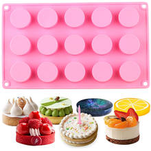 15 Cavity Round Shape Silicone Molds Chocolate Truffles Cookie Baking Mold Ice Cube Tray Caramel Candy Jelly Pudding Moulds 2024 - buy cheap