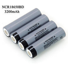 New NCR18650BD 3200mAh 18650 3.7V lithium Rechargeable battery 10A discharge for Flashlight 2024 - buy cheap