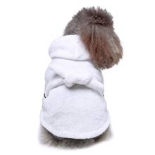 Soft Pet Bathrobe Adjustable Belt Polyester Quick-drying Robe Warm Animal Pajamas Hooded Bathrobe For Pet Dog Cat #09 2024 - buy cheap