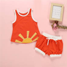 chifuna New Arrival Vest+short Sport Girls&boys 2pcs Cartoon Summer Children Suit Clothes Baby Girl Clothes Sets 2024 - buy cheap