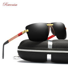 Ravisa-gafas de sol polarizadas para hombre y mujer, lentes sin montura, una pieza, UV400 2024 - compra barato