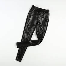 Real leather pants stretch Genuine sheep Leather pants female high waist sticthing  was thin leather pants with pockets F1572 2024 - buy cheap