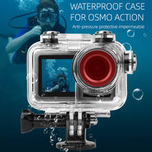Capa de proteção para câmera osmo, caixa à prova d'água para fotografia subaquática de mergulho nsv775 2024 - compre barato