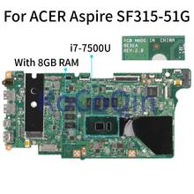 Placa base para portátil ACER Swift 3, SF315-51G, 8GB, BE5EA, SR341, 8GB de RAM 2024 - compra barato