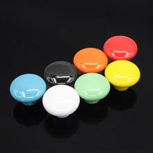 Candy Color Round Furniture Knobs Ceramic Drawer Knob Cabinet Pulls Cabinet Closet Cupboard Pull Handle Modern Kitchen Handle 2024 - buy cheap