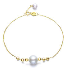 MADALENA SARARA-pulsera de oro de 18k para niña, pulsera de perlas de agua dulce de estilo coreano, fabricación de joyas DIY para mujer 2024 - compra barato