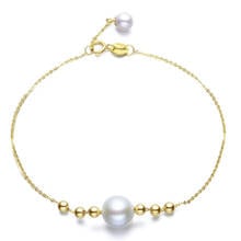 MADALENA SARARA-pulsera de oro de 18k para niña, pulsera de perlas de agua dulce de estilo coreano, fabricación de joyas DIY para mujer 2024 - compra barato