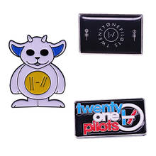 Broche Pin de solapa Ned Twenty One Pilots, nueva mascota, gran adición 2024 - compra barato