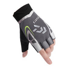 2020 DAIWA Ice Silk Half-finger Shade Breathable Sports Gloves Men and Women Summer Thin Outdoor Riding Non-slip Fishing Gloves 2024 - buy cheap