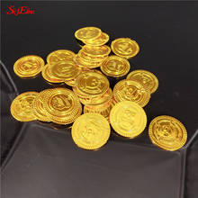 50/100pcs Pirate Gold Coins Pirate Game Halloween Supplies Play Money Pirate Party Props Kid Party Christmas Decoration 5z 2024 - buy cheap