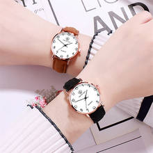 Moda 2020 Geneva reloj de mujer reloj de pulsera redondo de cuarzo de cuero analógico relojes de mujer reloj de lujo de cristal de acero inoxidable 2024 - compra barato