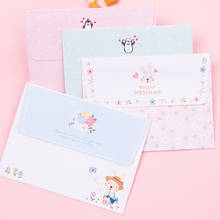 Greeting Card Mini Envelope Letter Set Cute Envelopes 4 Letter Paper + 2 Envelopes/Set 2024 - buy cheap