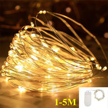 LED String Light Copper Wire Garland Fairy String Lights Warm White for Home Christmas Wedding Party Decoration Holiday Lighting 2024 - buy cheap