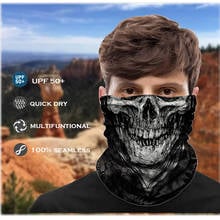 Camouflage Military Mask Bandana Army Headscarf Hunting Scarves Neck Buff Tactical Facemask Skull Braga Cuello Hombre Balaclava 2024 - buy cheap