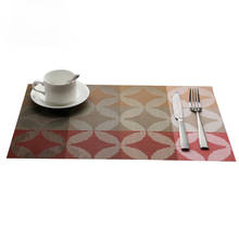 Modern Elegant PVC Placemat Dining Table Mat Cafe Anti-slip Hot Placemats Bowl Pad Cup Mat Table Coasters kitchen table Placemat 2024 - buy cheap