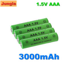 100% AAA батарея 3000mAh 1,5 V Щелочная AAA аккумуляторная батарея для дистанционного управления игрушечный светильник Batery 2024 - купить недорого