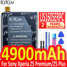 KiKiss литий-ионная аккумуляторная батарея, реальная емкость 4900 мАч, для Sony Xperia Z5P Z5 Plus Premium Dual E6883 E6853 LIS1605ERPC 2024 - купить недорого