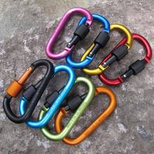 Aluminum Alloy Carabiner D-Ring Shape Key Chain Clip Hook Camping Outdoor Buckle Chain Clip Hook Camping Outdoor Buckle Chain Cl 2024 - buy cheap