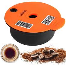 60/180ml copo do filtro de café com colher escova apto para tassimo cestas de filtro de cápsula de café reusável cápsula para cozinha café ferramenta 2024 - compre barato