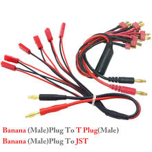 Conector Banana a JST/Tplug para RC Lipo Imax B6 B6AC B8, cargador de avión, helicóptero, coche, barco, juguetes, 4,0mm, 1 ud. 2024 - compra barato