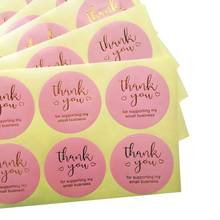 free shipping 300pcs 5cm Thank You Stickers Seal Labels Gift Packaging Stickers Wedding Birthday Party Stationery Sticker 2024 - buy cheap