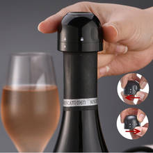 Rolha de garrafa de vinho, rolha de silicone abs de qualidade alimentar selada para garrafa de vinho espumante, rolha de garrafa de champanhe 2024 - compre barato