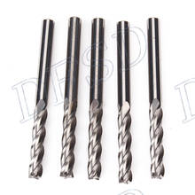 10x PVC HQ Carbide CNC 4 Flute Spiral Bit End Mill Cutter 3.175 x 17mm 2024 - buy cheap