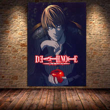 Anime japonês death note pintura em tela clássico anime cartaz e impressão de casa decoração da parede arte para o quarto dos miúdos cuadros sem moldura 2024 - compre barato