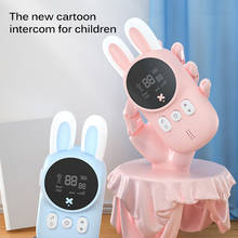 Walkie Talkies portátil de alta potencia para niños, juguete de conejo bonito, portátil, habla, juguetes interactivos educativos para padres e hijos 2024 - compra barato
