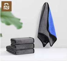Youpin-toalla antiestática de microfibra para limpieza de coche, paño suave, absorción de agua, 30x30/30x60 2024 - compra barato